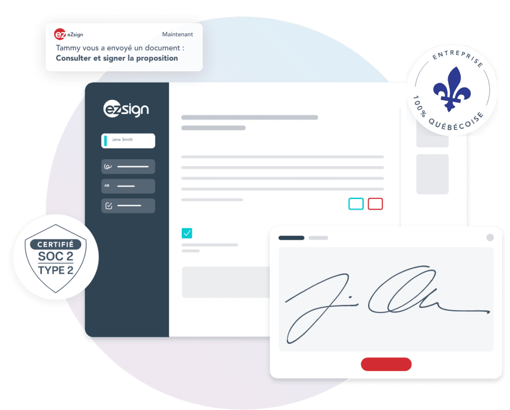 App Signature Électronique 100% Québec