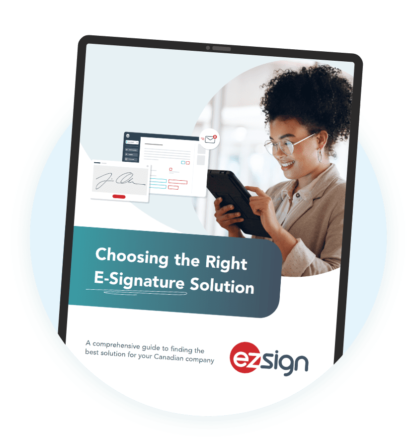 eszign: choose the right e-signature solution